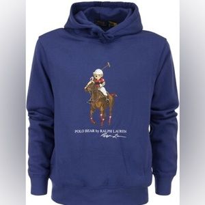 Polo Bear Like New Hoodie! Sz. M